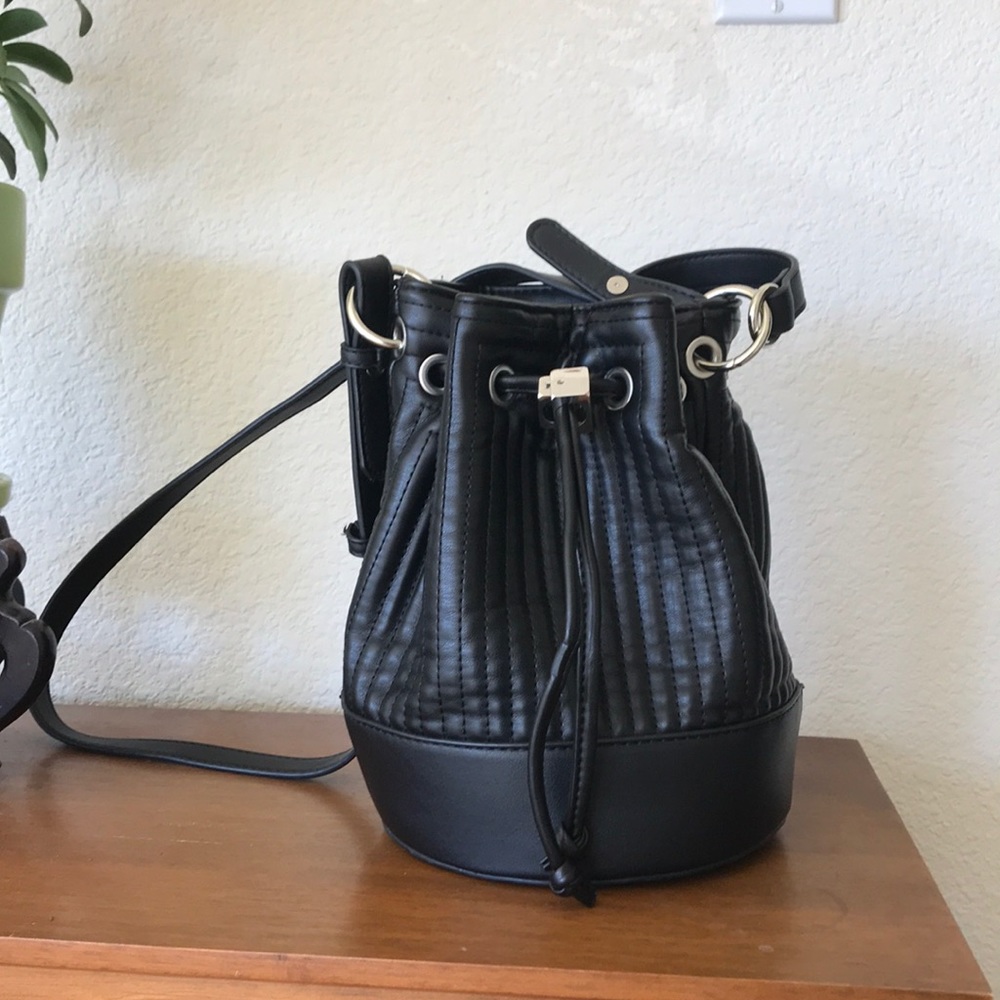 Zara Black Bucket Bag